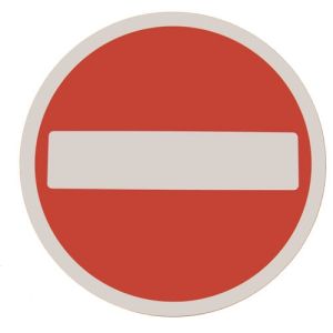 FAAC "No Entry" Sign 15"