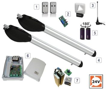 Roger Technology BR20&sol;510 Brushless Swing Gate Double Kit