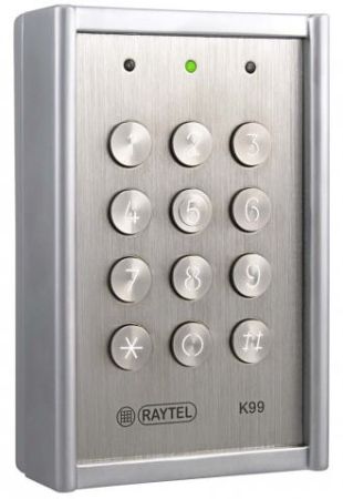 Click Here To Enlarge This Photo Of Raytel K99 Vandal Resistan Surface Mount Keypad