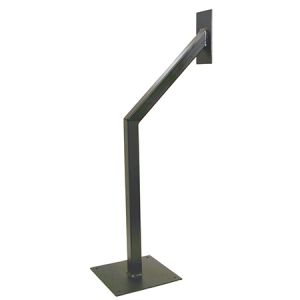 Car height goose neck post&comma; black