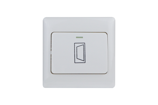 Click Here To Enlarge This Photo Of Plastic exit switch&comma; wide button&comma; flush mount