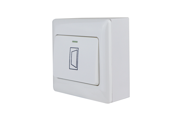 Click Here To Enlarge This Photo Of Plastic exit switch&comma; wide button&comma; surface mount