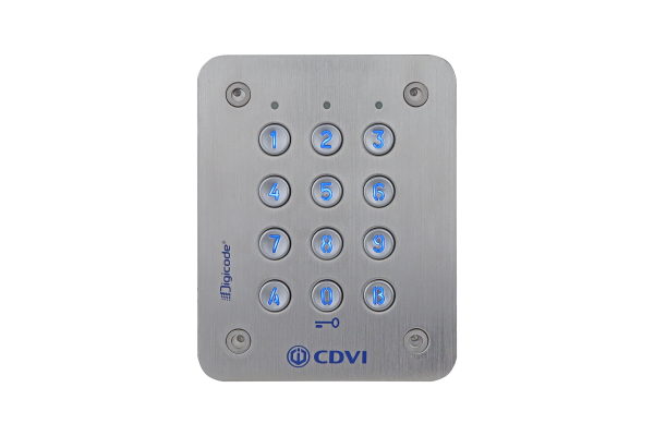 Click Here To Enlarge This Photo Of Self-contained flush mount backlit keypad