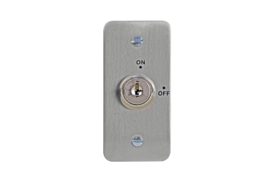 Surface architrave key switch&comma; 2-position&comma; maintained&comma; keyed alike