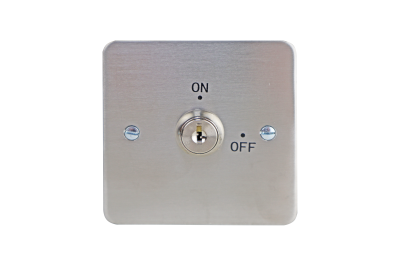 Surface key switch&comma; 2-position&comma; momentary&comma; keyed alike