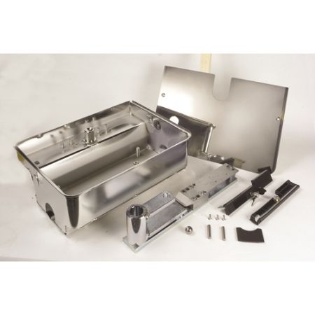 Click Here To Enlarge This Photo Of FAAC 770 Stainless Steel Foundation Box with Release System