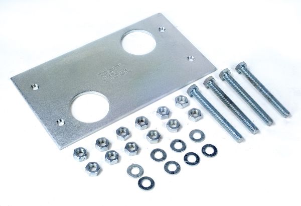 Click Here To Enlarge This Photo Of FAAC Foundation Plate for 844 Sliding Gate Motor